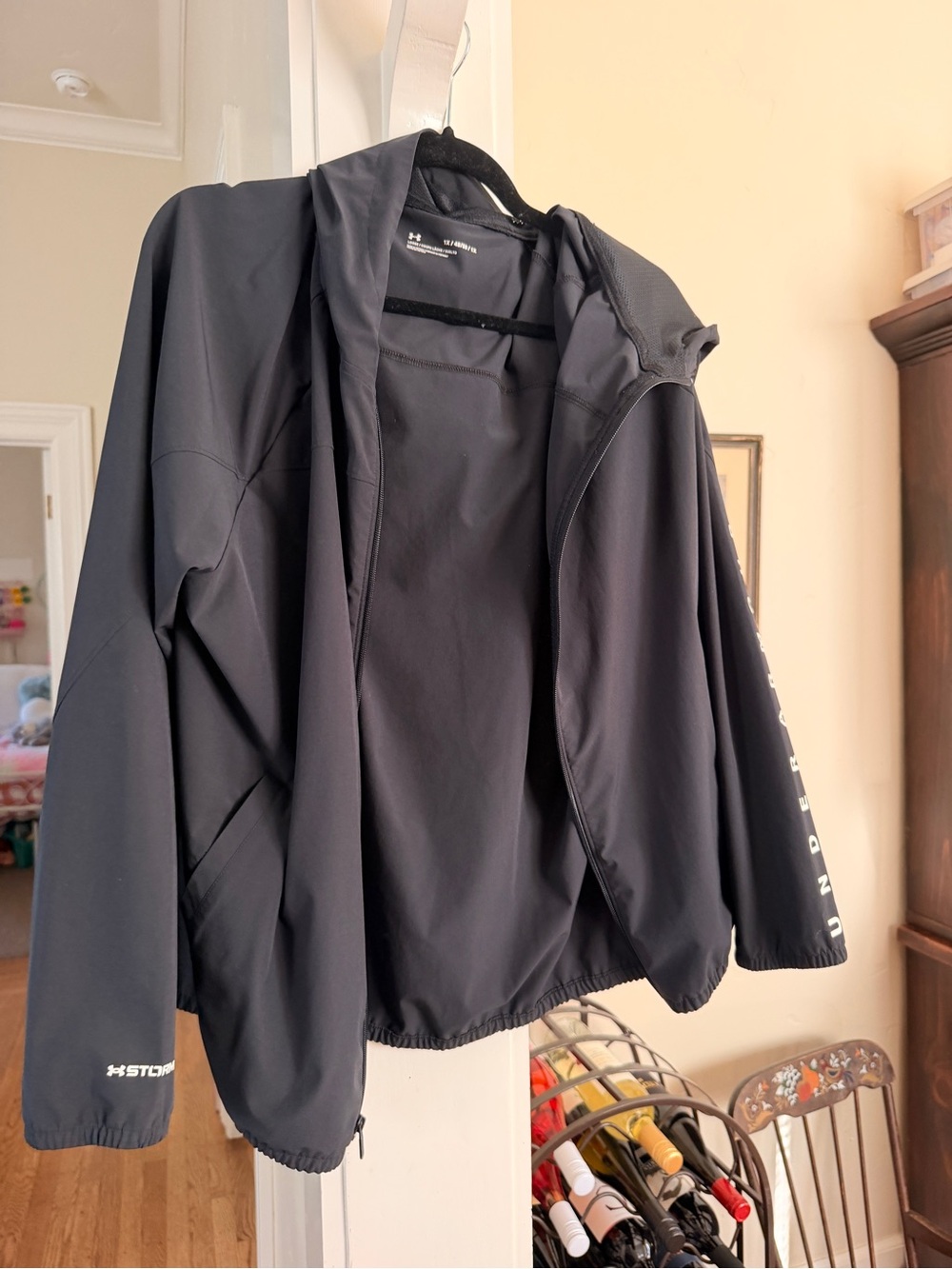 Under Armour Black Women's Hooded Bomber Jacket
